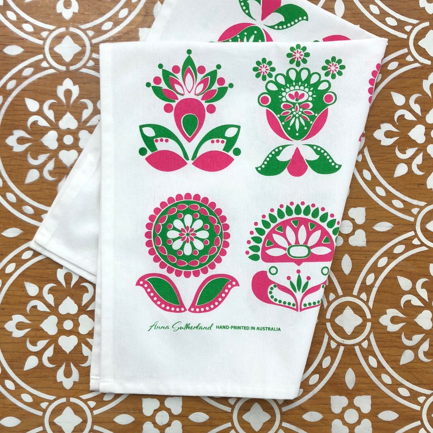 Cotton Tea Towels by Anna Sutherland