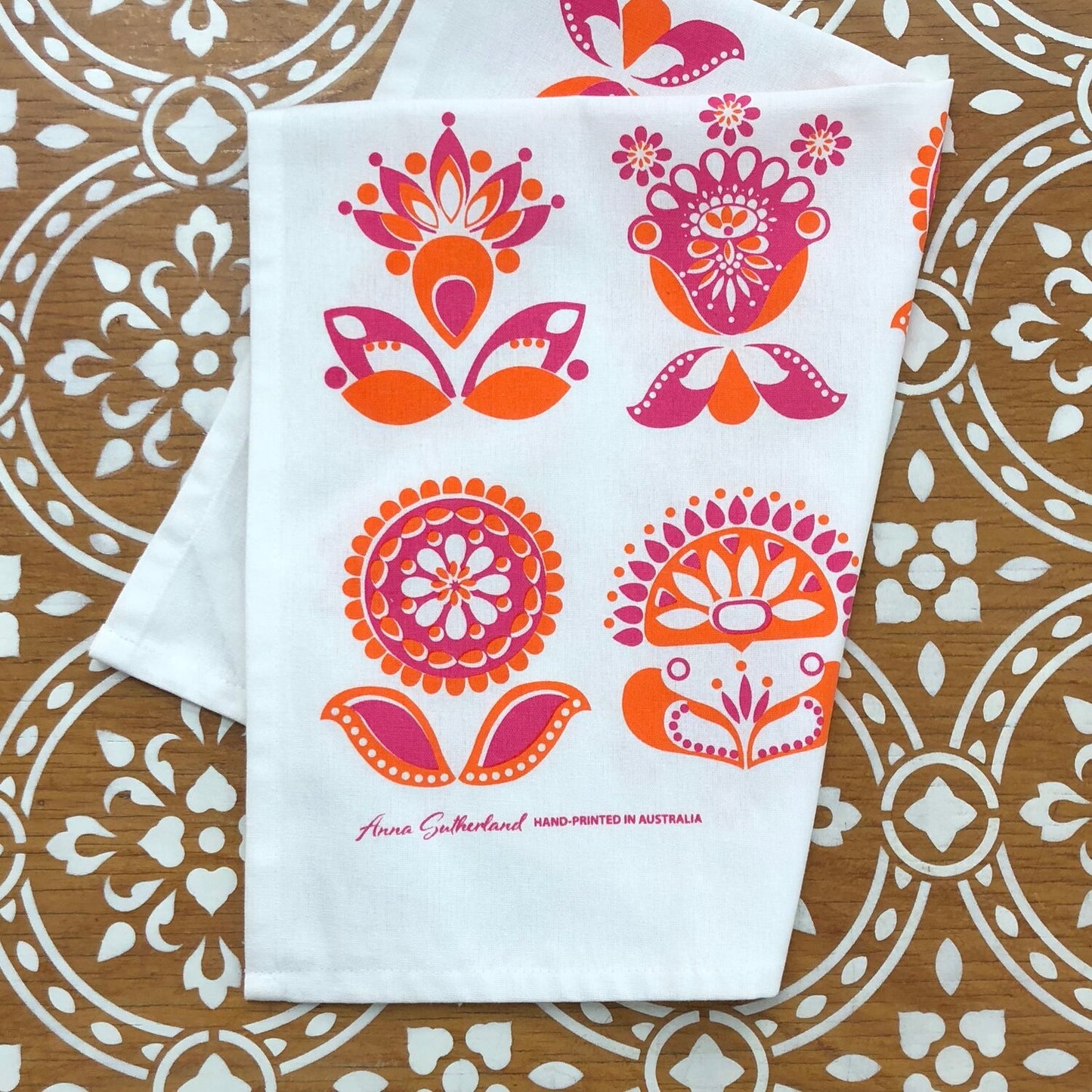 Cotton Tea Towels by Anna Sutherland