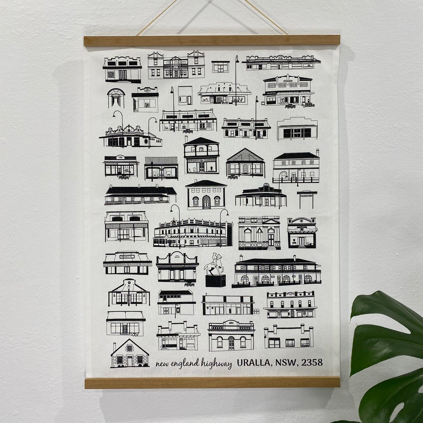 Uralla Cotton Tea Towel by Anna Sutherland