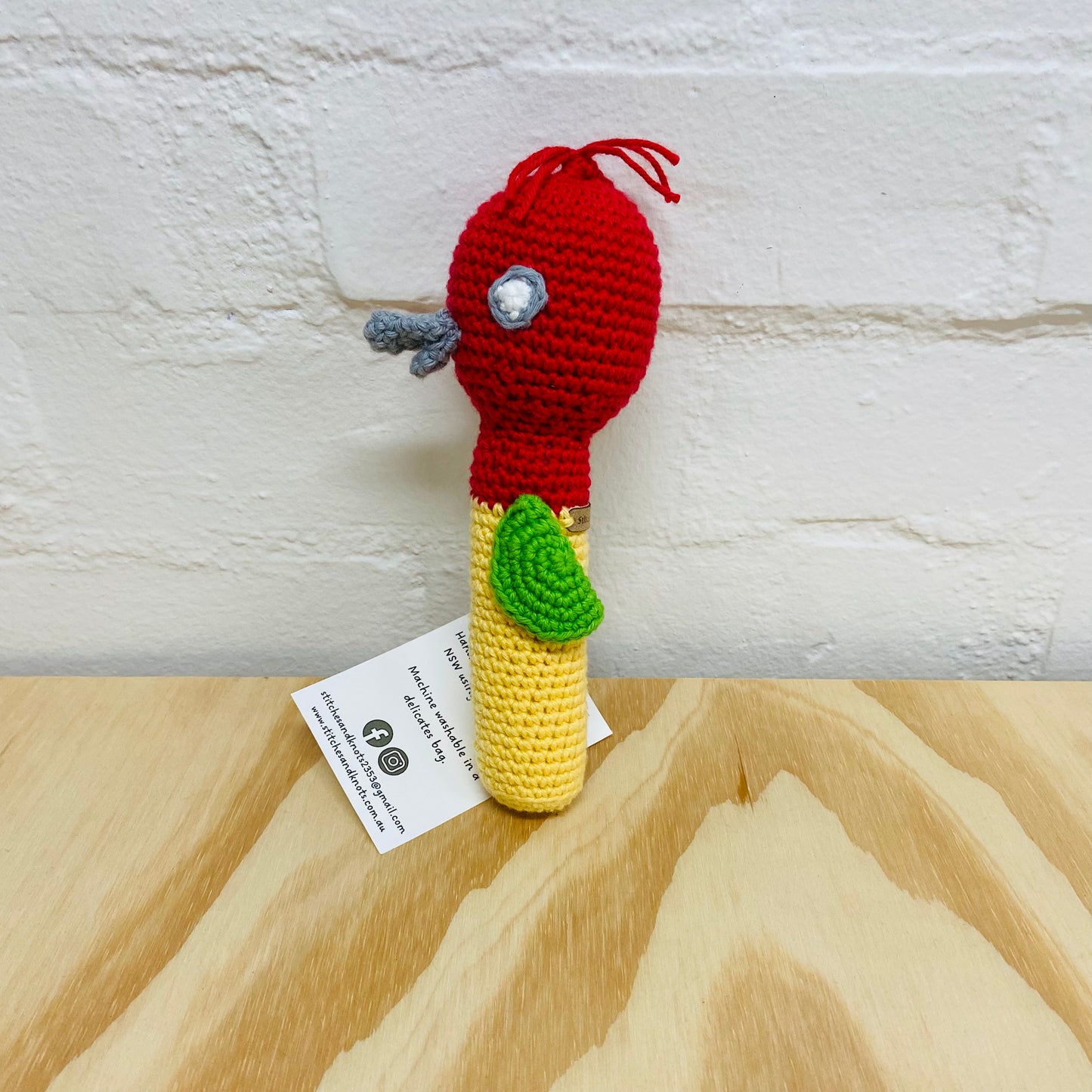 Baby Rattle Cockatoo