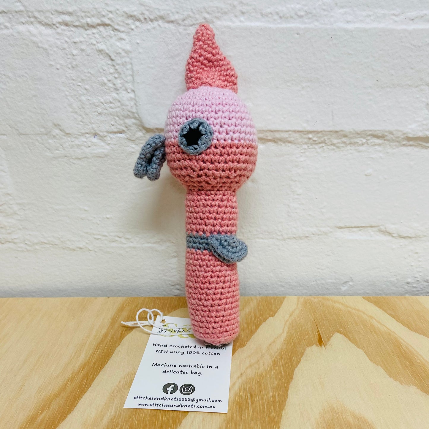 Baby Rattle Galah