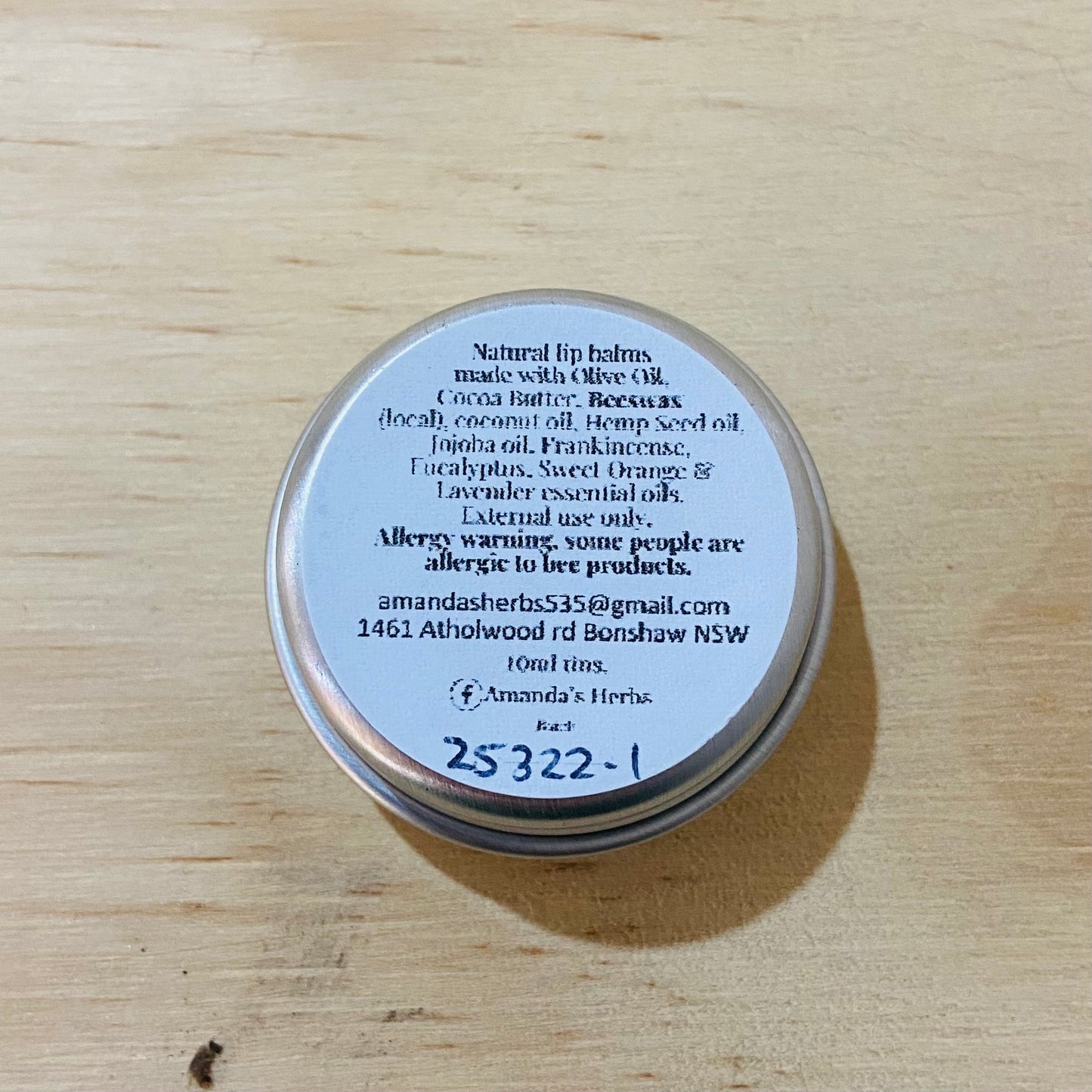 Lip Balm by Amanda's Herbs - 2 varieties