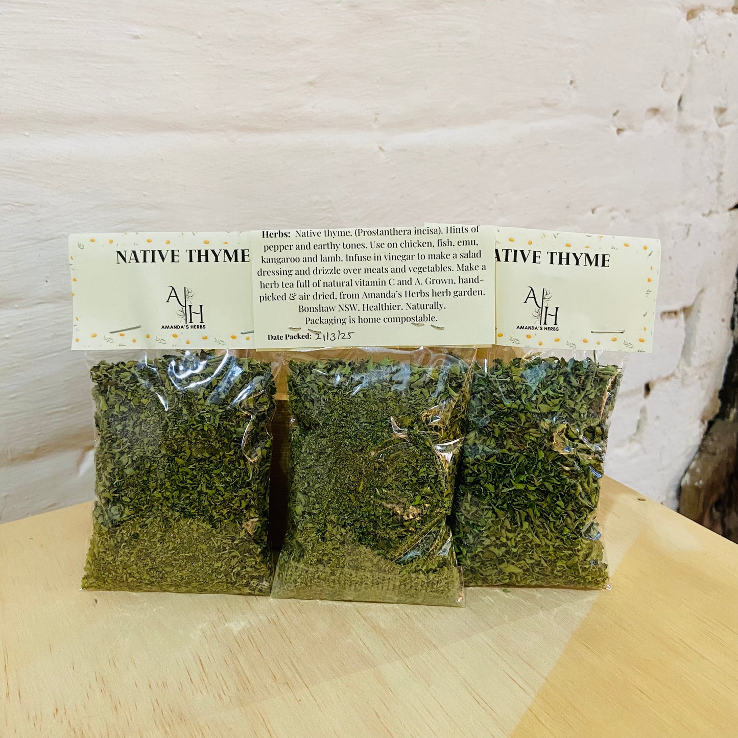 Native Thyme Dried Herbs by Amanda's Herbs