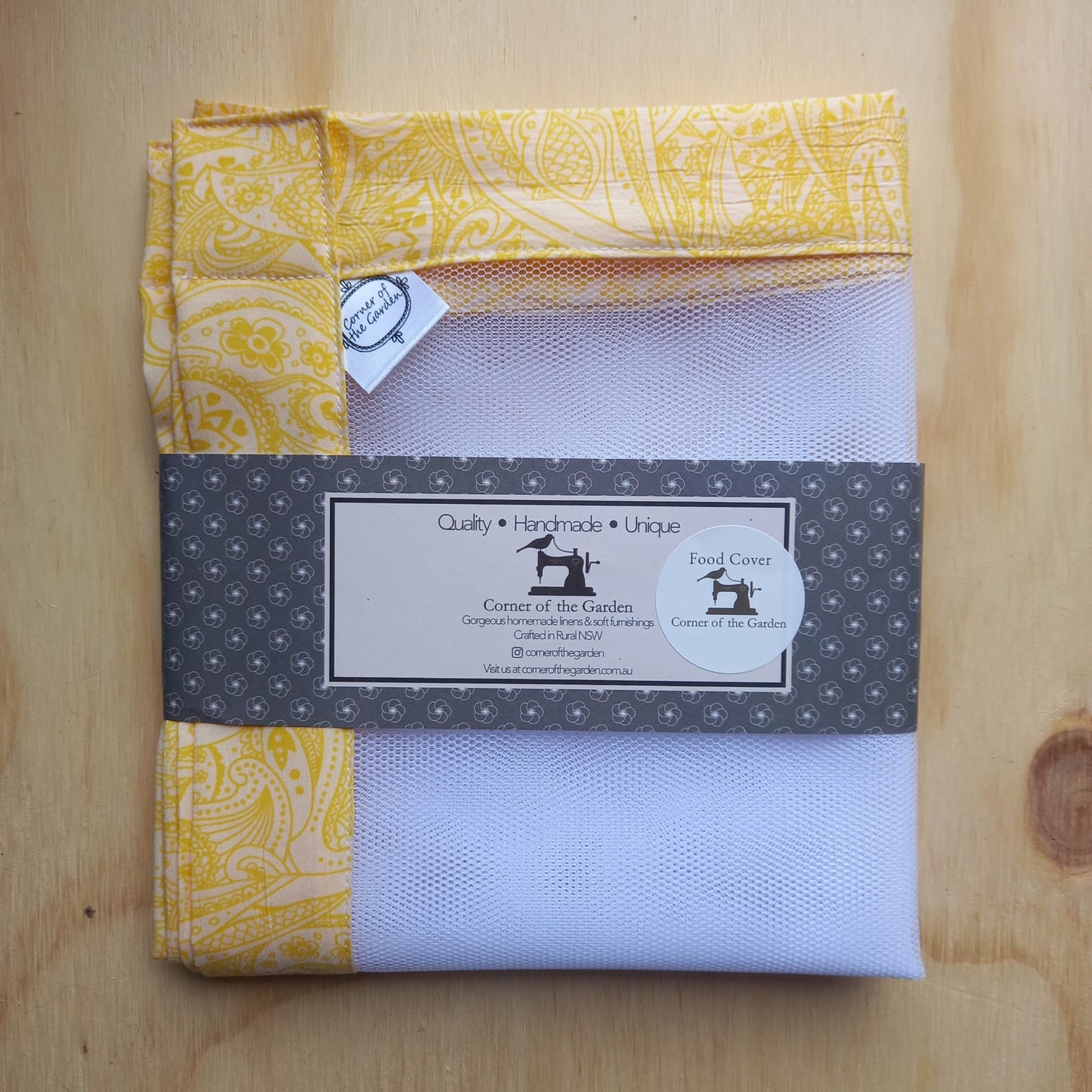 Handmade Food Cover by Corner of the Garden - Various Designs