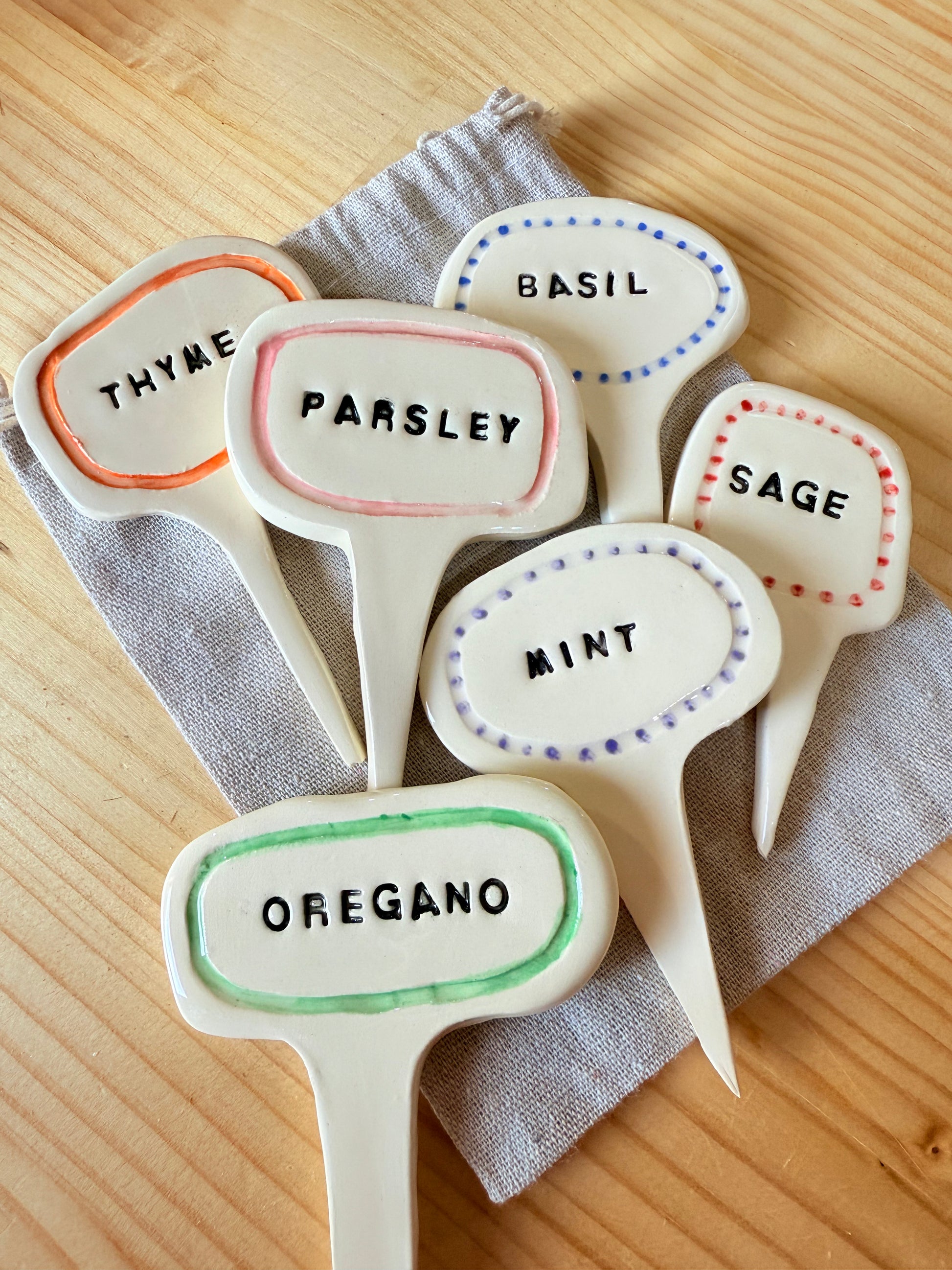 Garden Stakes by Latenight Pottery