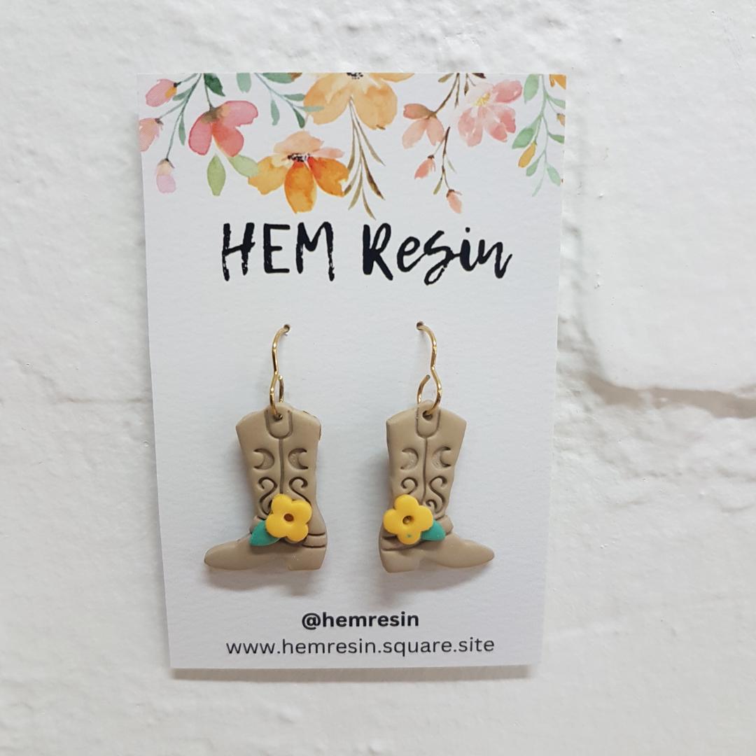 Boot Earrings