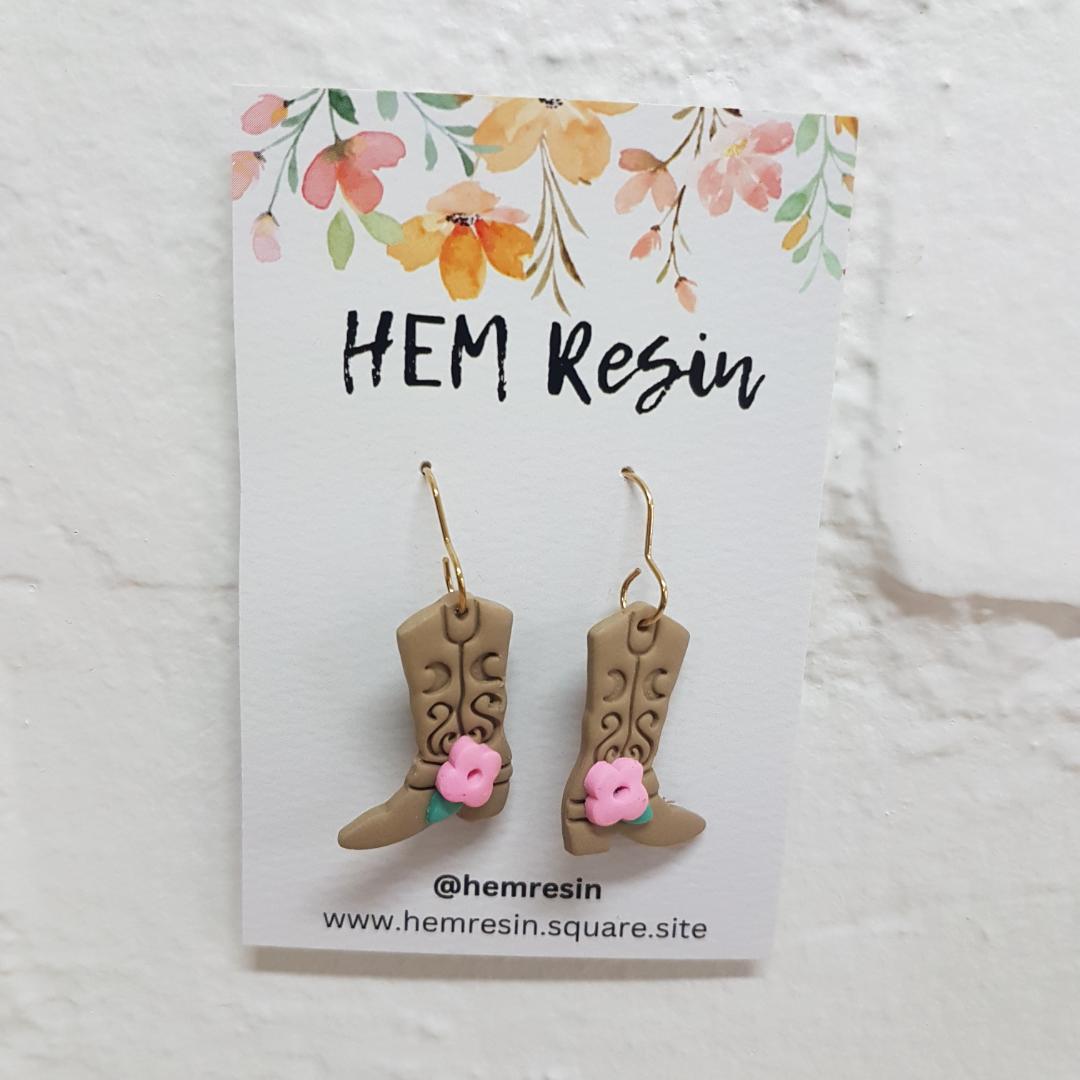 Boot Earrings