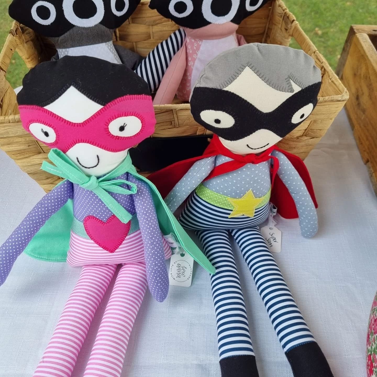 Super Sam & Super Sally by Sew Anna