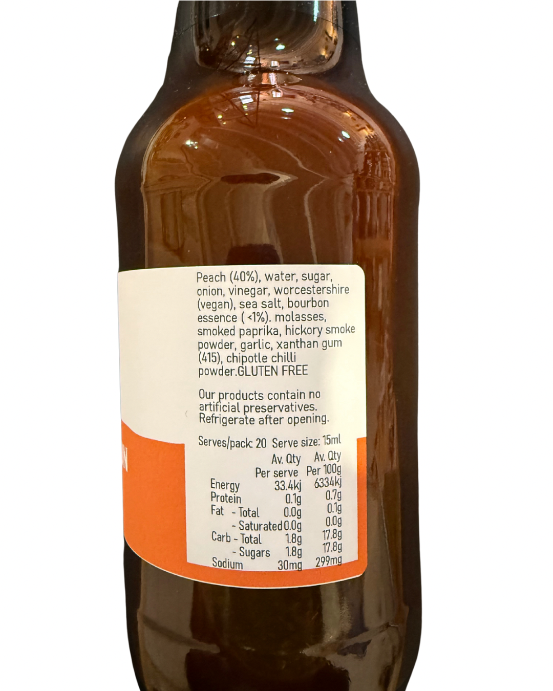 Peach & Bourbon BBQ Sauce by The Dorrigo Butcher