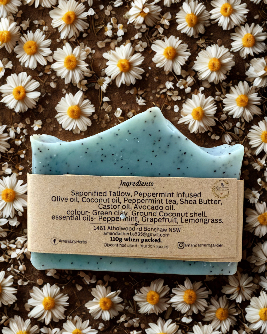 Peppermint Twist Soap by Amanda's Herbs