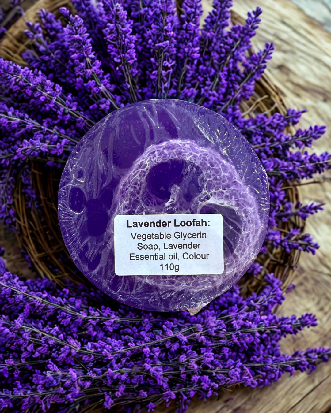 Lavender Loofah Soap by Wyoming Lavender