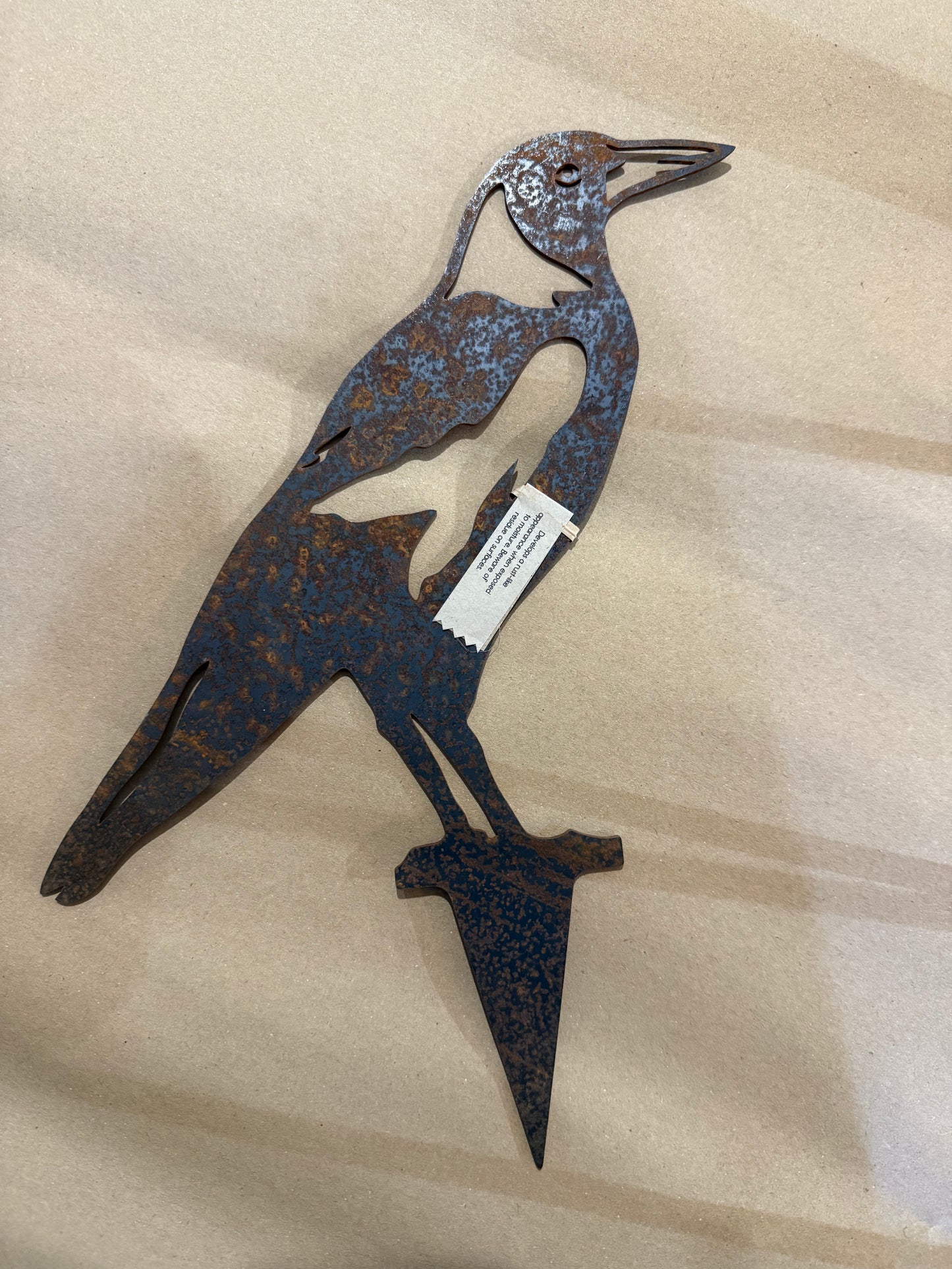 Magpie on stake by Design 2 Fab