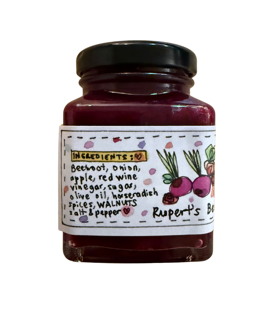 Rupert’s Best Beetroot & Walnut Relish 100g by Princess Pantry