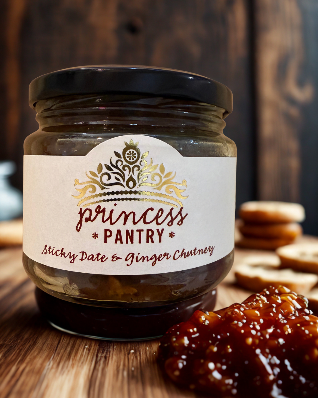 Sticky Date & Ginger Chutney 330g by Princess Pantry