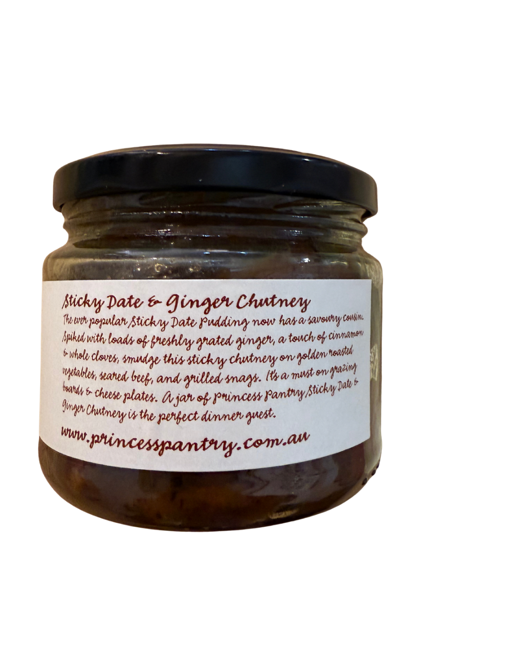 Sticky Date & Ginger Chutney 330g by Princess Pantry