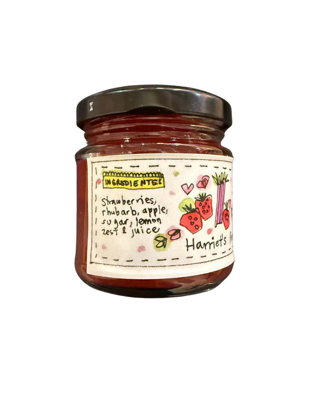 Harriet’s Perfect Strawberry & Rhubarb Pie Jam 100g by Princess Pantry