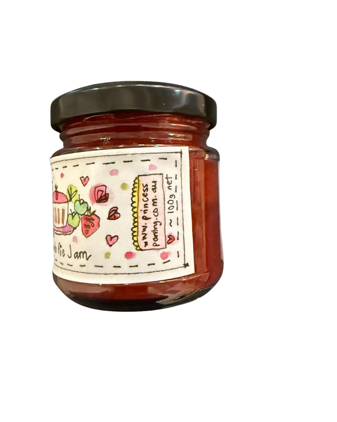 Harriet’s Perfect Strawberry & Rhubarb Pie Jam 100g by Princess Pantry
