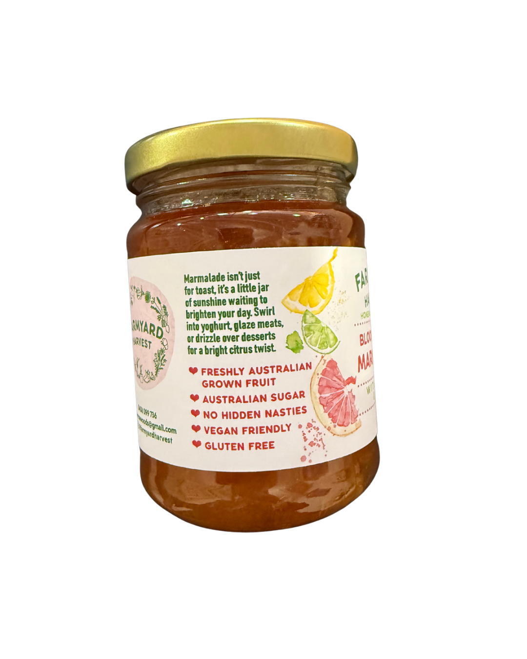 Blood Orange Marmalade with Lemon & Lime by Farmyard Harvest