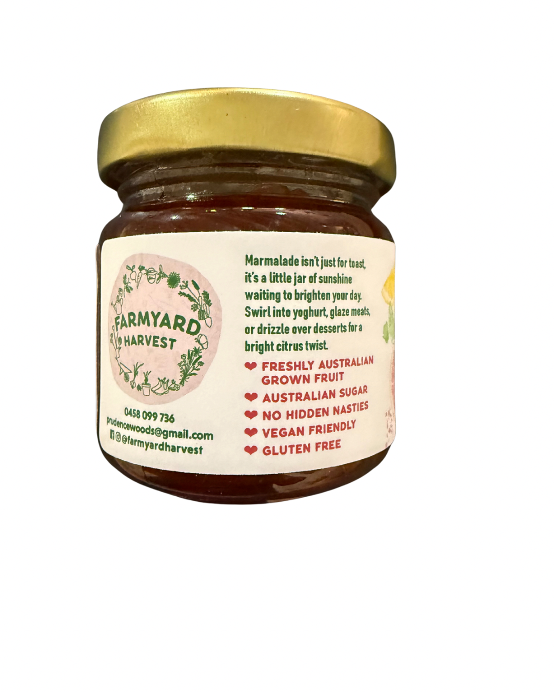 Blood Orange Marmalade with Lemon & Lime by Farmyard Harvest 116g
