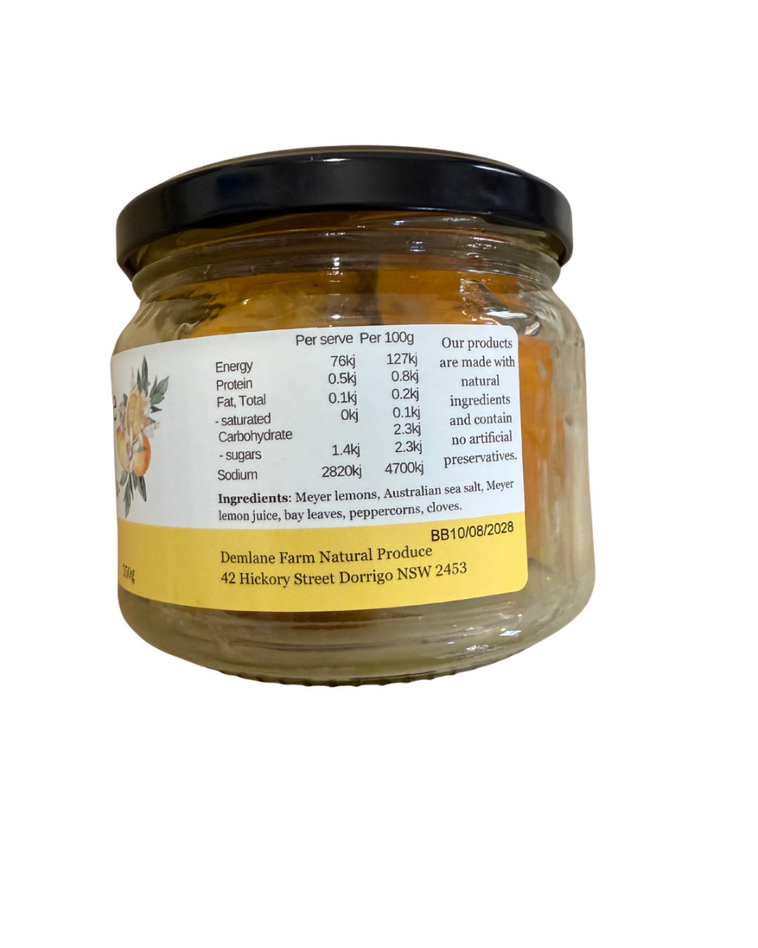 Preserved Lemons by Demlane Farm 350g
