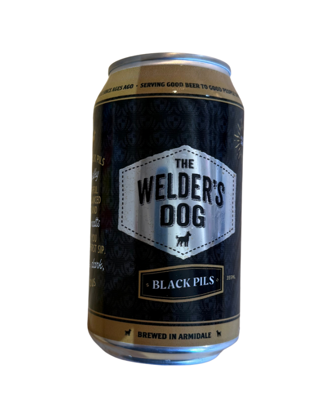 Black Pils 1 x can by The Welder's Dog