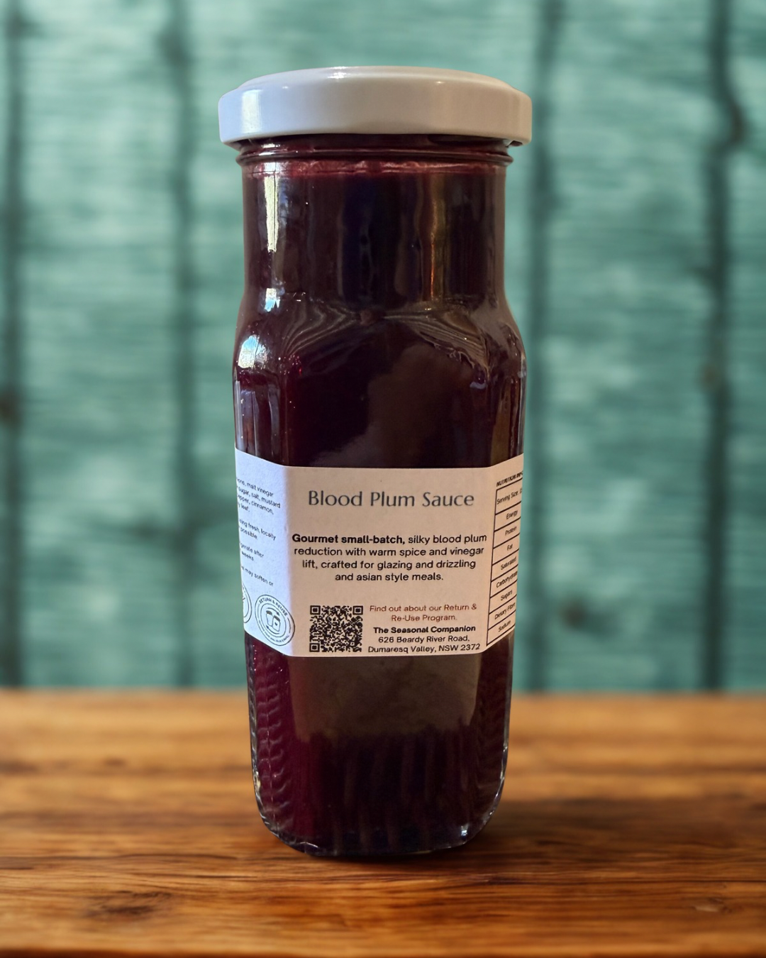 Blood Plum Sauce 250ml by The Seasonal Companion