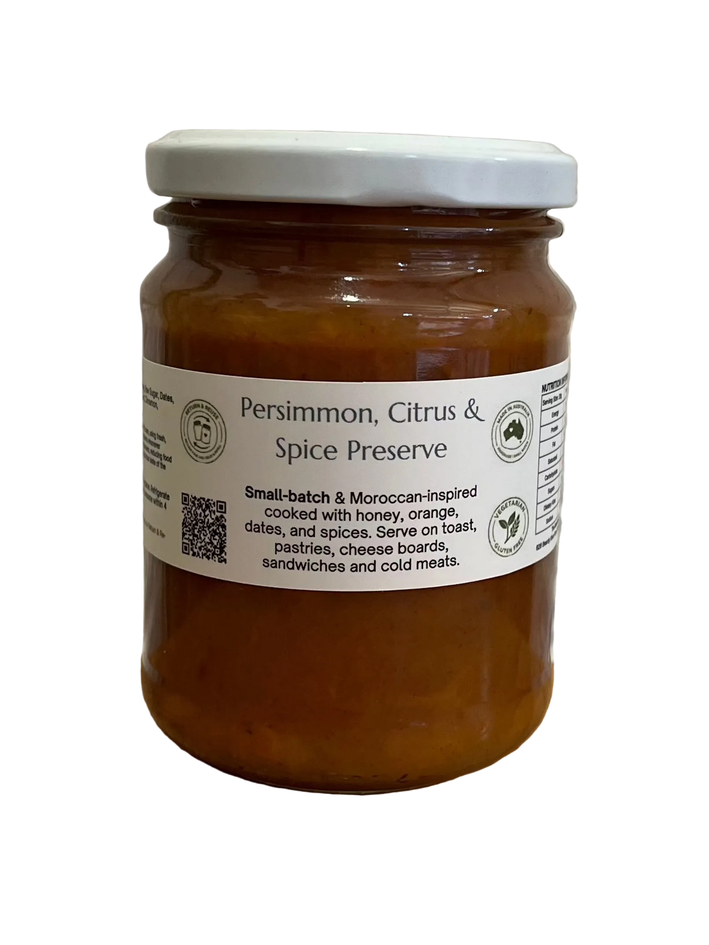 Persimmon, Citrus & Spice Preserve by The Seasonal Companion