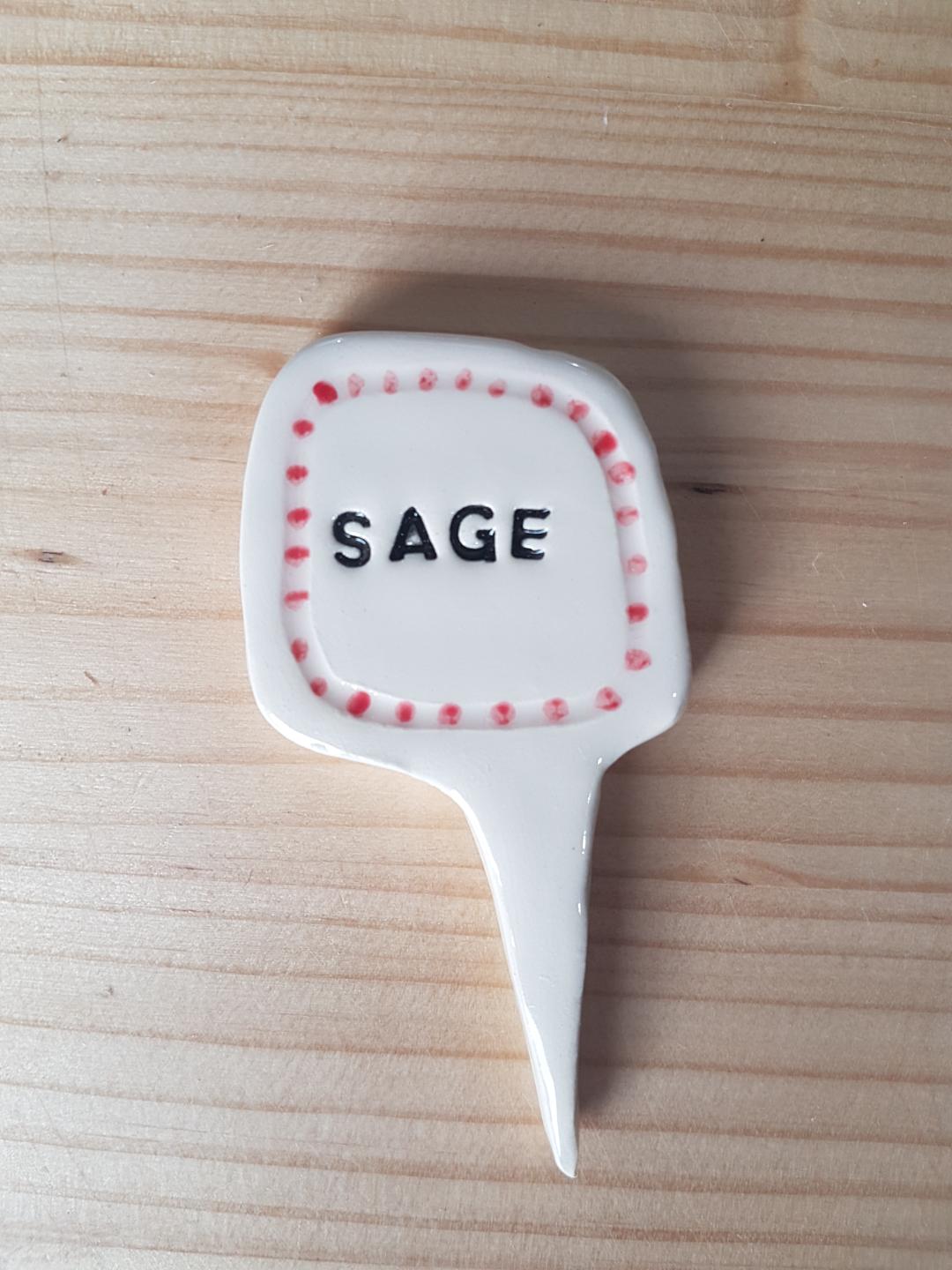 Ceramic Plant / Garden Markers - 6 options