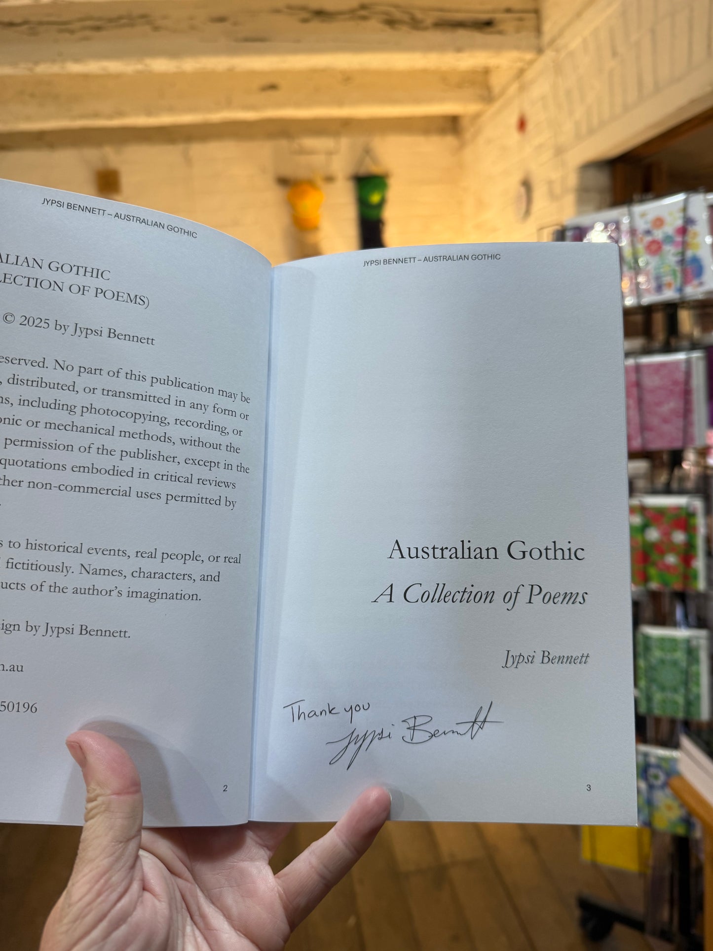 Australian Gothic - a collection of horror poems by Jypsi Bennett