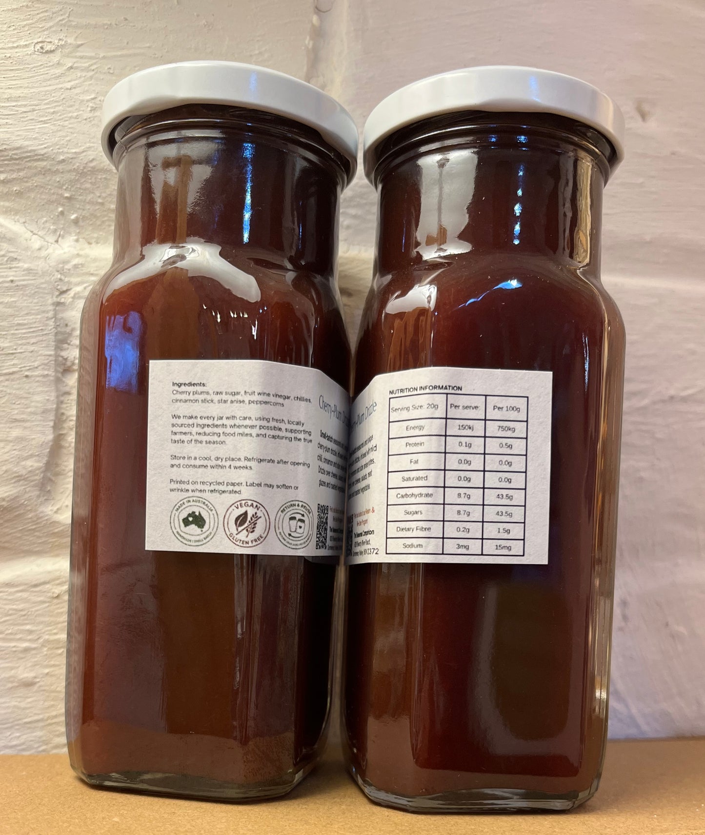 Cherry-Plum Drizzle 250ml by The Seasonal Companion