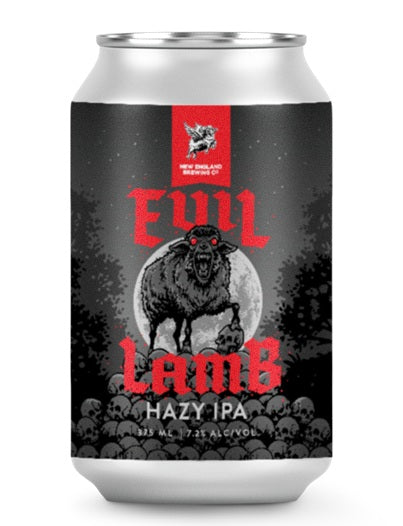 Evil Lamb Hazy IPA x 1 can by New England Brewing Co.
