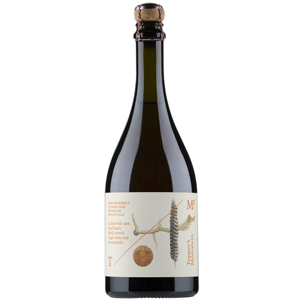 Nebbiolo Extra Brut Rose Vintage 2021 Topper's Mountain Wines