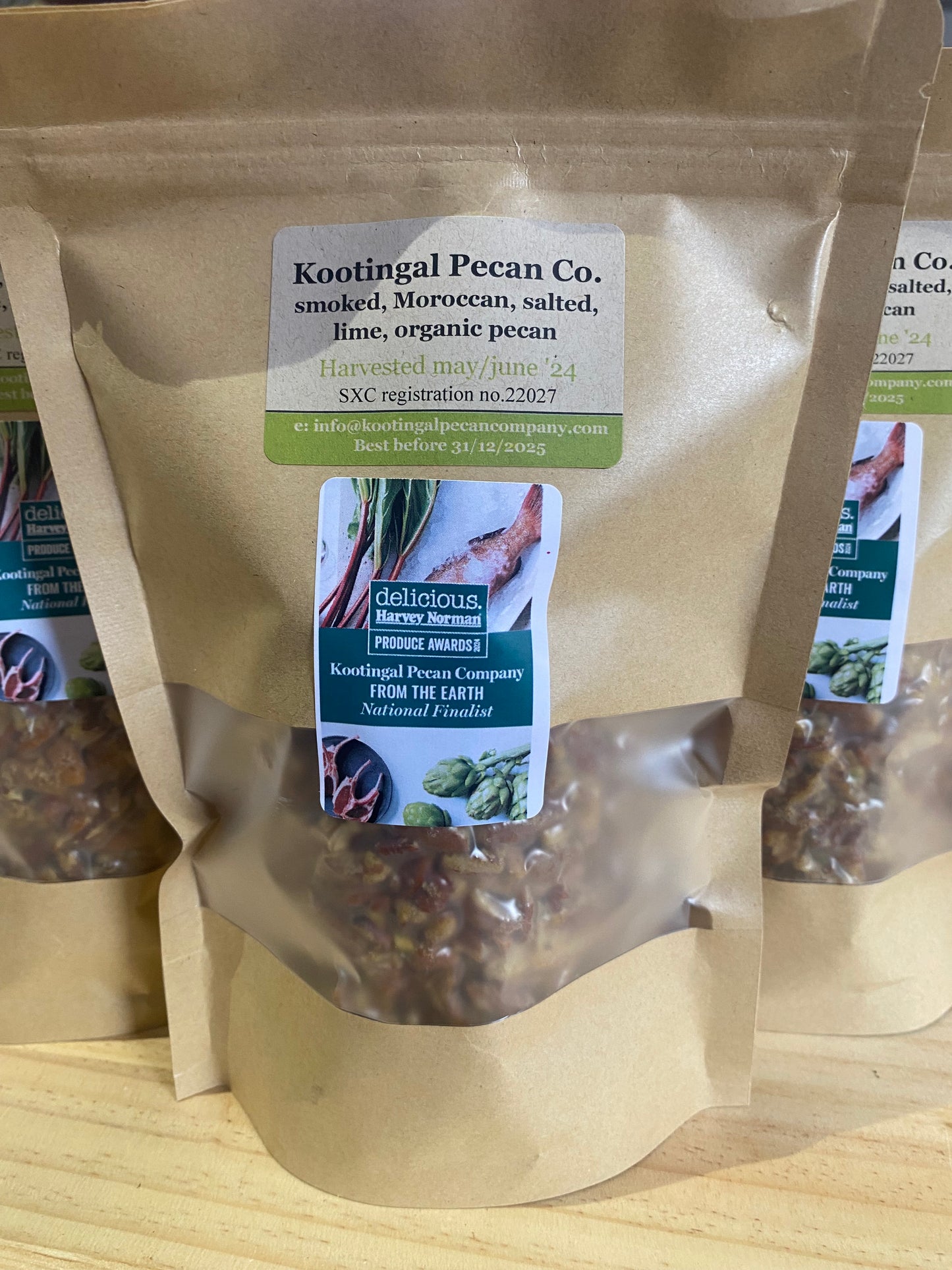 Smoked Moroccan Salted lime organic pecan