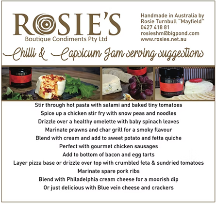 Chilli & Capsicum Jam by Rosie
