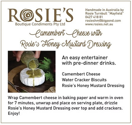 Rosie's Honey Mustard Dressing 375ml