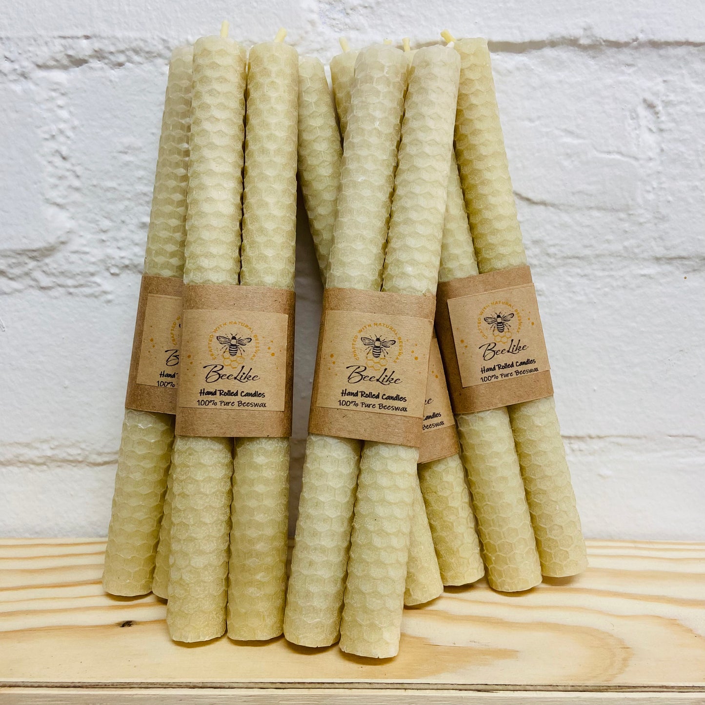 Beelike hand rolled candle stick