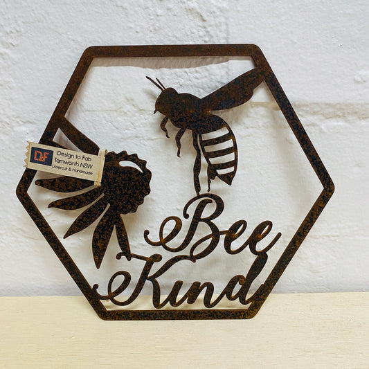 Bee kind hexagon by Design 2 Fab