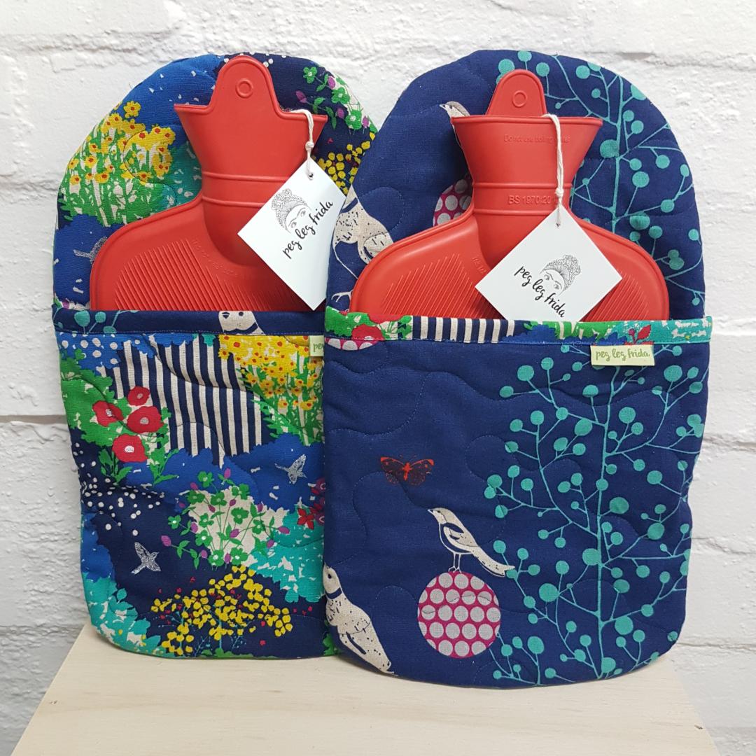 Hot Water bottle with Cover - by Peg Leg Frida