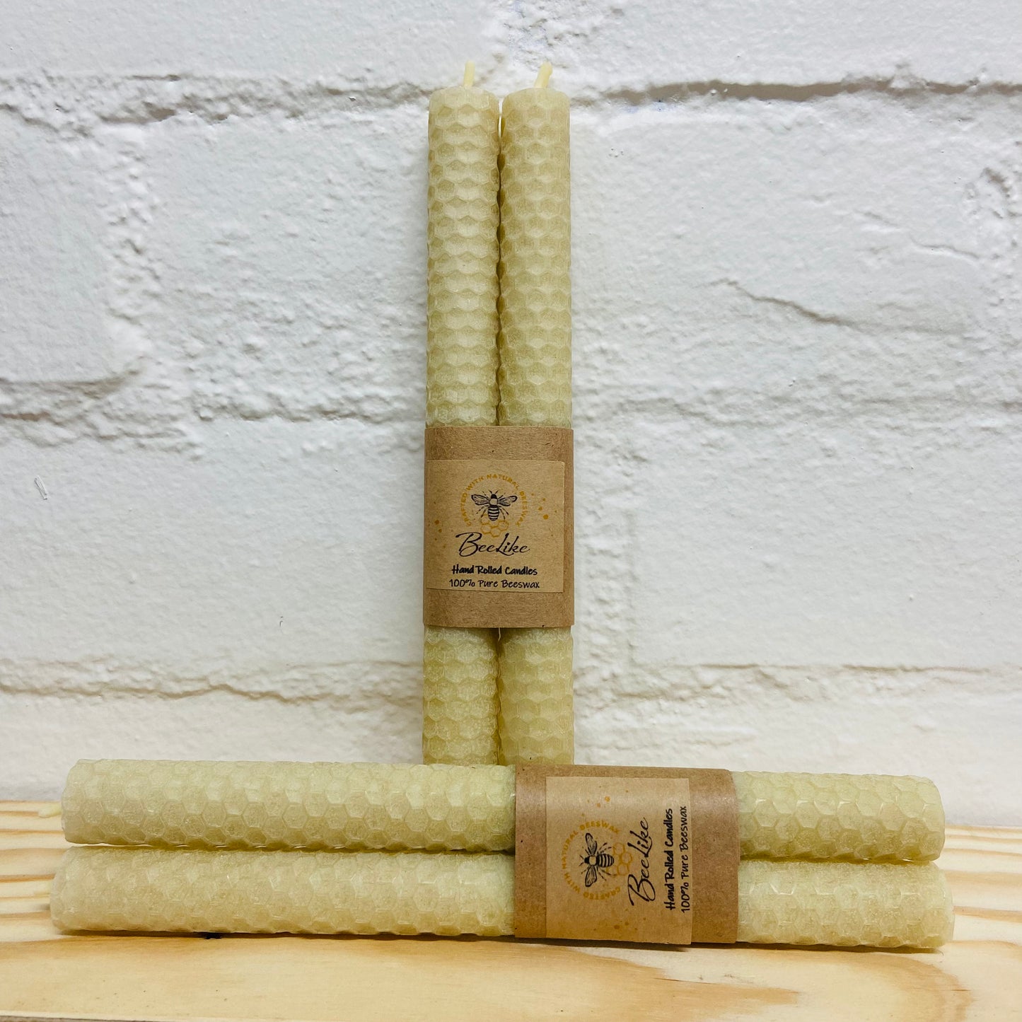Beelike hand rolled candle stick