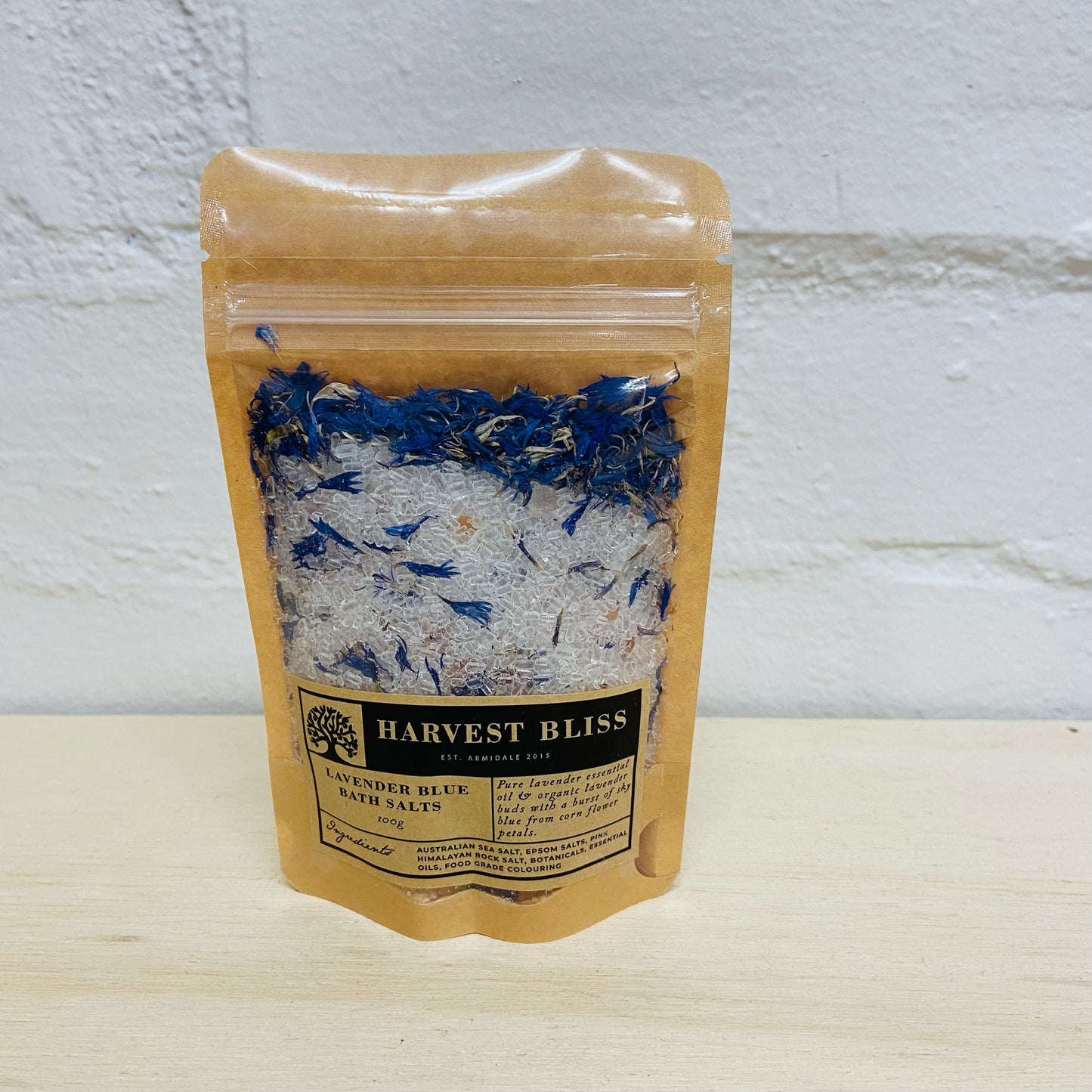 Lavender Blue Bath Salts by Harvest Bliss