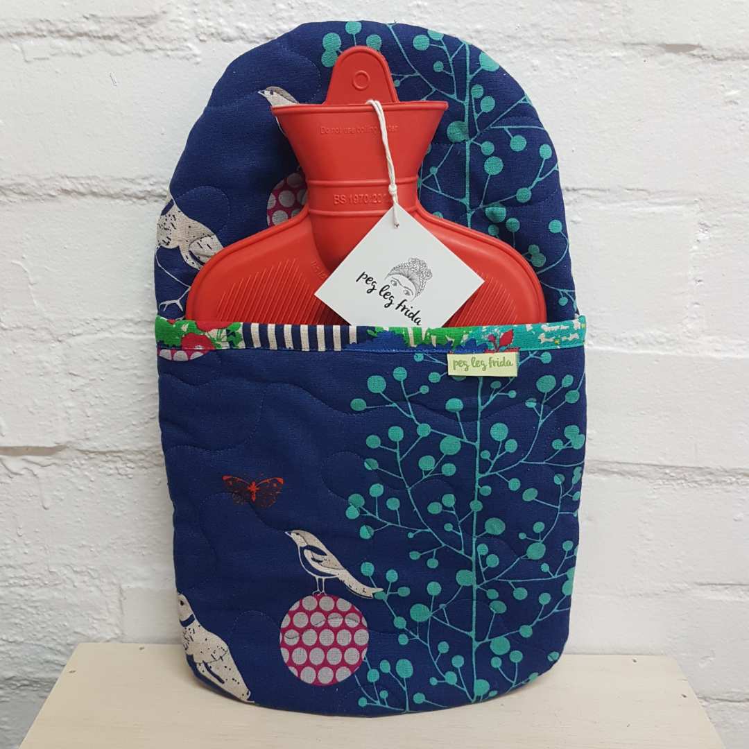 Hot Water bottle with Cover - by Peg Leg Frida