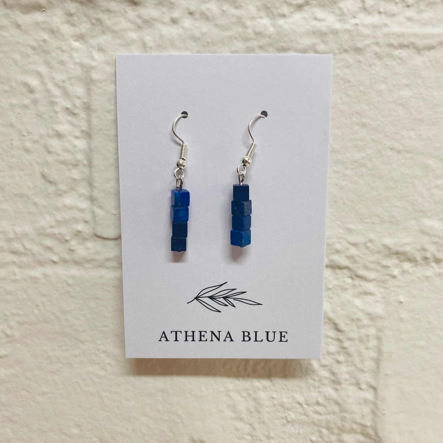 Jumbled Stone Earrings by Athena Blue