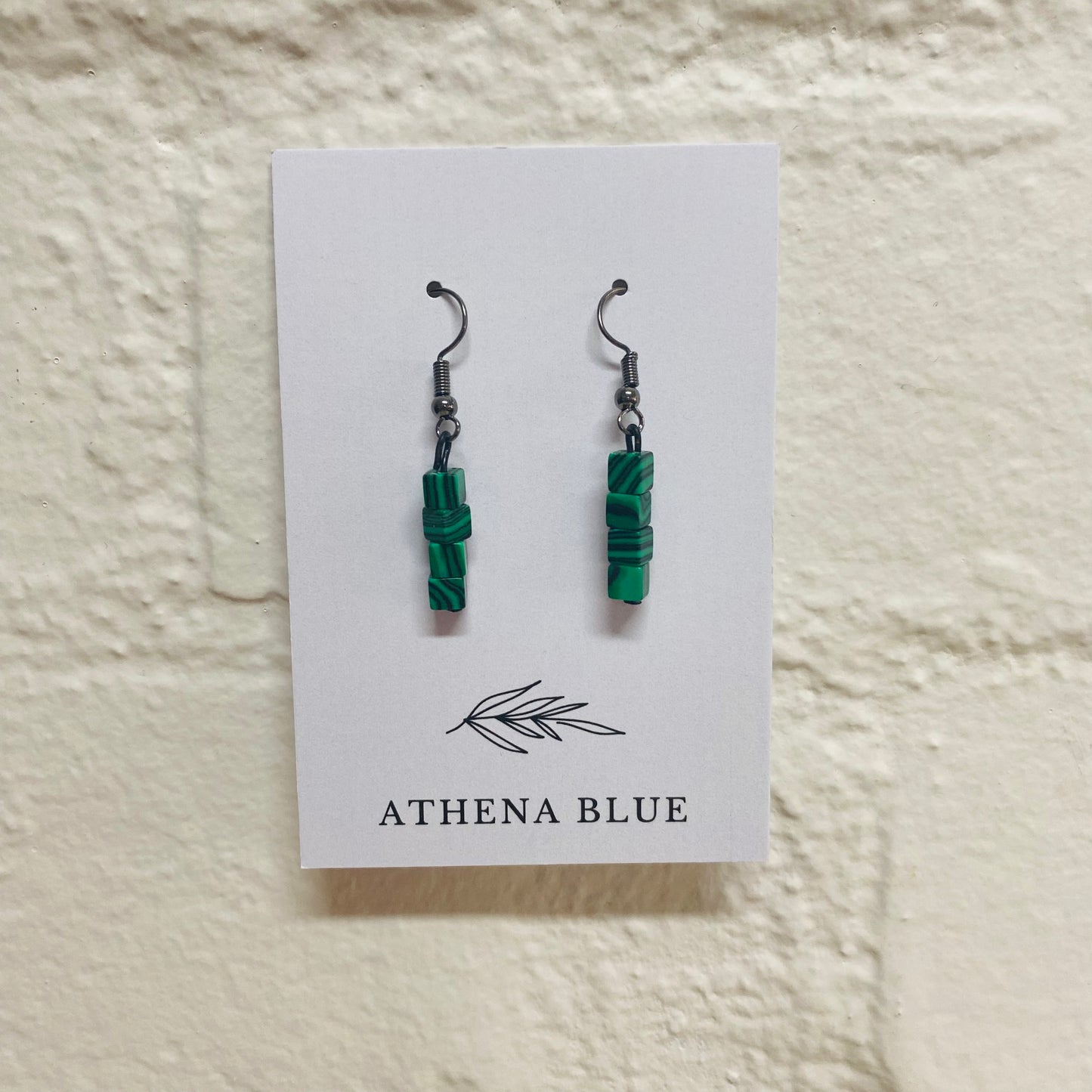 Jumbled Stone Earrings by Athena Blue