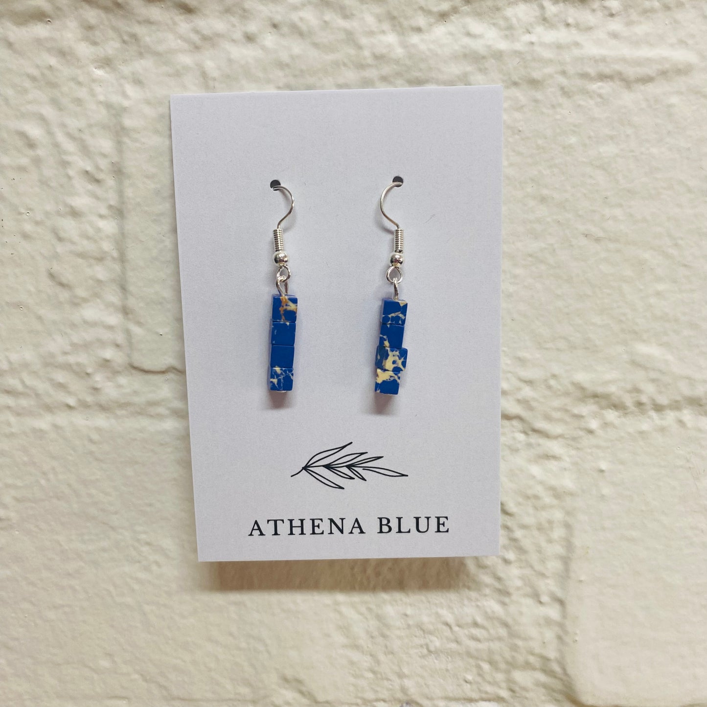 Jumbled Stone Earrings by Athena Blue