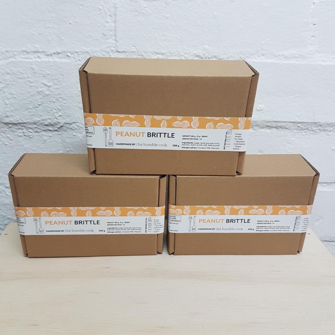 peanut brittle box