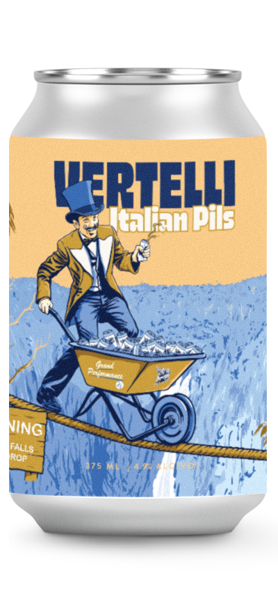 Vertelli Italian Pils x 1 can by New England Brewing Co.