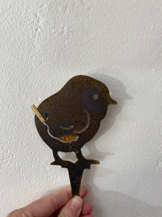 Baby Chick Lasercut Garden Art