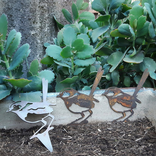 wren garden art