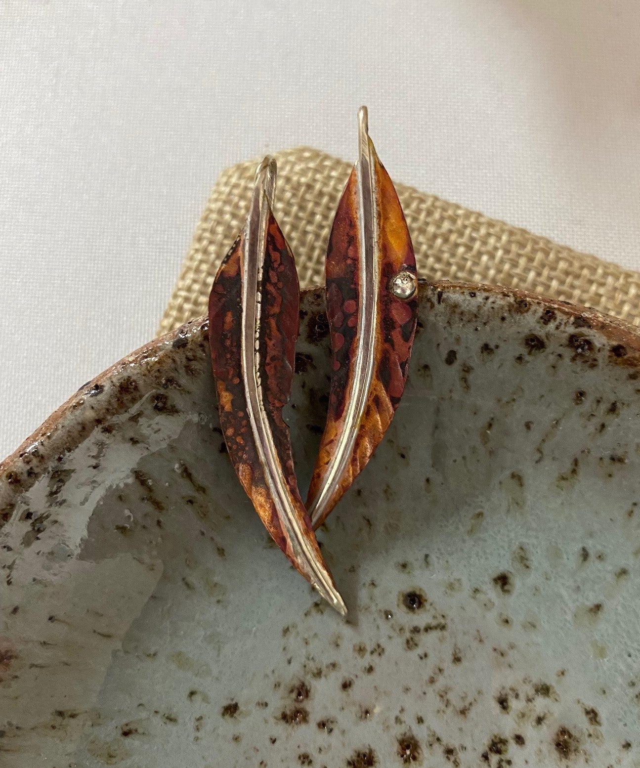 Gum Leaf Earrings