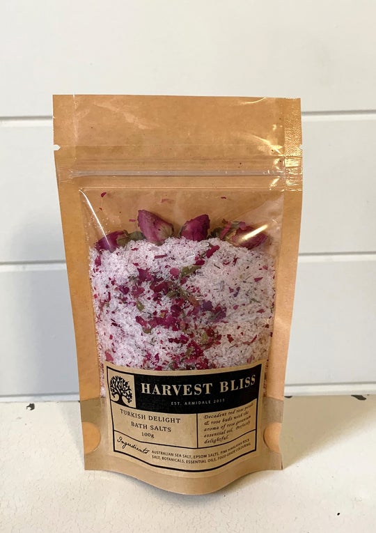 Turkish Delight Bath Salts by Harvest Bliss